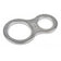 Guardian TL3SS Stainless Steel Tool Collar Loop with 0.27 Inch Keyed Opening for Tool Tethering (25 Pack)