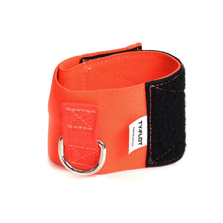Guardian WCOR Orange Closed Loop Wrist Cuff Tether with Steel D Ring 6 lb Rating (10 Pack)