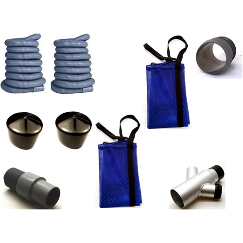 Love-Less Ash H1002 Dustless Pro 600 3-Way Industrial Vacuum Hose Kit