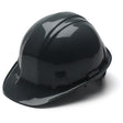 Pyramex HP14111 Black Cap Style 4 Point Ratchet Suspension Hard Hat