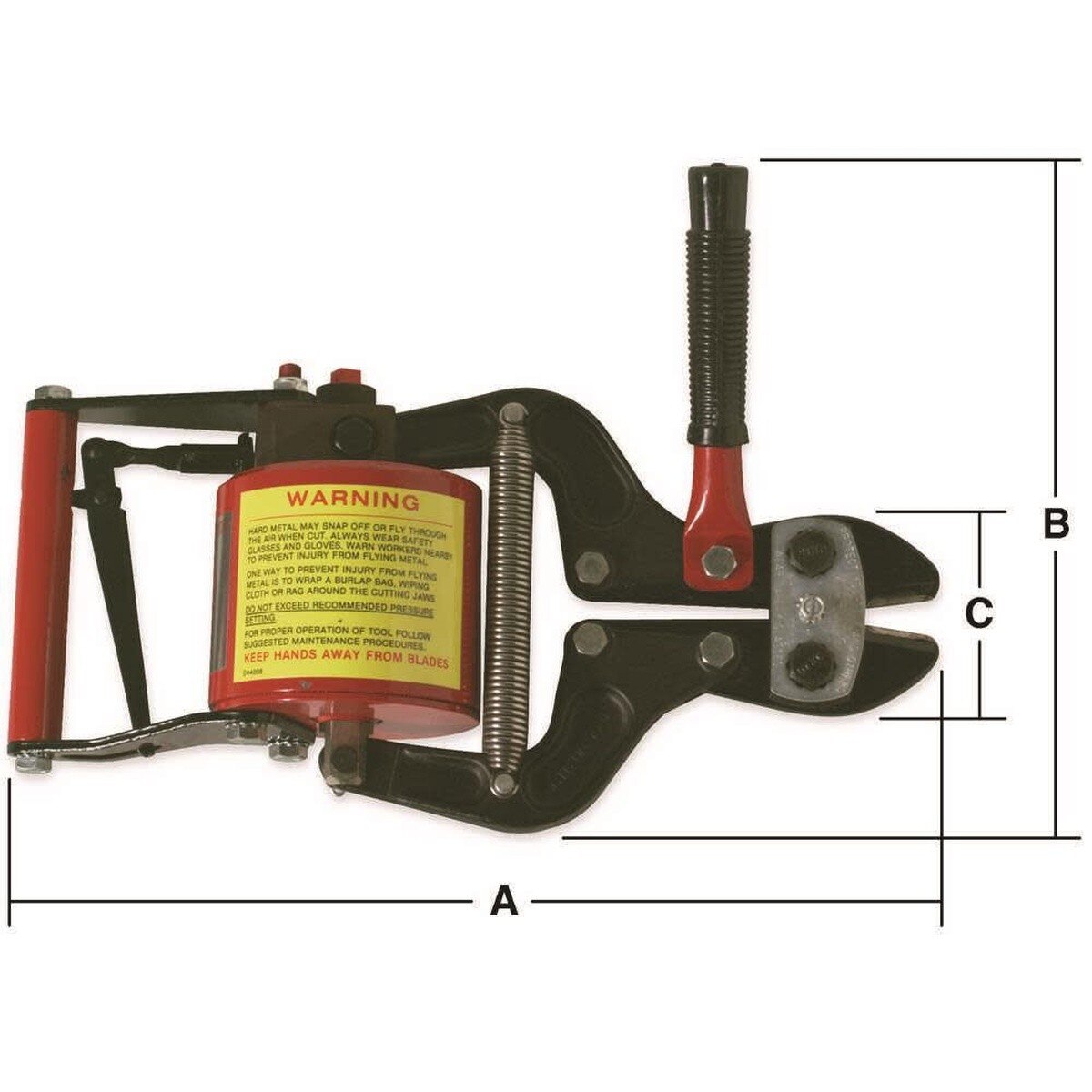 HK Porter 9290C Heavy Duty Center Cut Pneumatic Cutter 1/2 in Cutting Capacity - 2