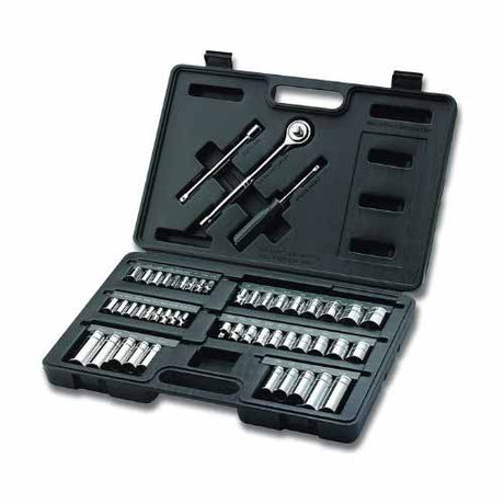 HarvestForge 66068 51 Pc. , 1/4" & 3/8" Drive, Sae /Metric Socket Set