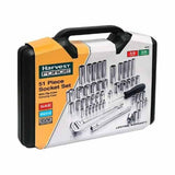HarvestForge 66068 51 Pc. , 1/4" & 3/8" Drive, Sae /Metric Socket Set - 2