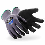 HexArmor 1070-M (8) Helix Low-Cut 15-Gauge Nylon/Spandex Gloves With Microfoam Nitrile Palm, Size M - 2