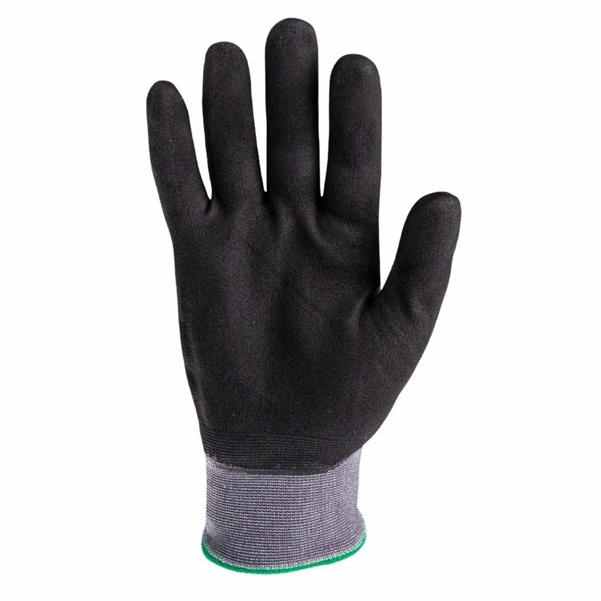 HexArmor 1070-M (8) Helix Low-Cut 15-Gauge Nylon/Spandex Gloves With Microfoam Nitrile Palm, Size M - 3