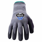 HexArmor 1070-S (7) Helix 15 Gauge Nylon/Spandex Work Gloves with Microfoam Nitrile Palm Coating, Size S