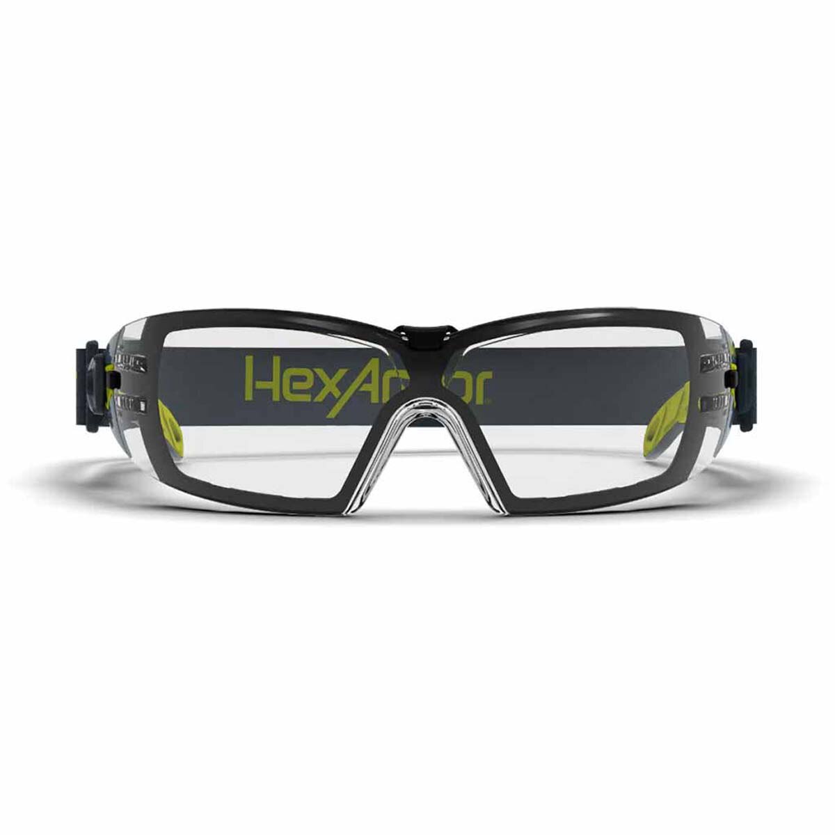 HexArmor 11-12002-05 MX200G Clear TruShield 2SF Safety Glasses With Gasket And Cloth Strap - 3