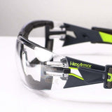 HexArmor 11-12002-05 MX200G Clear TruShield 2SF Safety Glasses With Gasket And Cloth Strap - 4