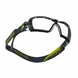 HexArmor 11-12002-05 MX200G Clear TruShield 2SF Safety Glasses With Gasket And Cloth Strap - 5