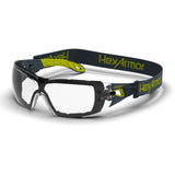 HexArmor 11-12003-04 MX200G Safety Glasses with Gasket Seal and Head Strap Grey