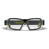 HexArmor 11-12003-04 MX200G Safety Glasses with Gasket Seal and Head Strap Grey - 2