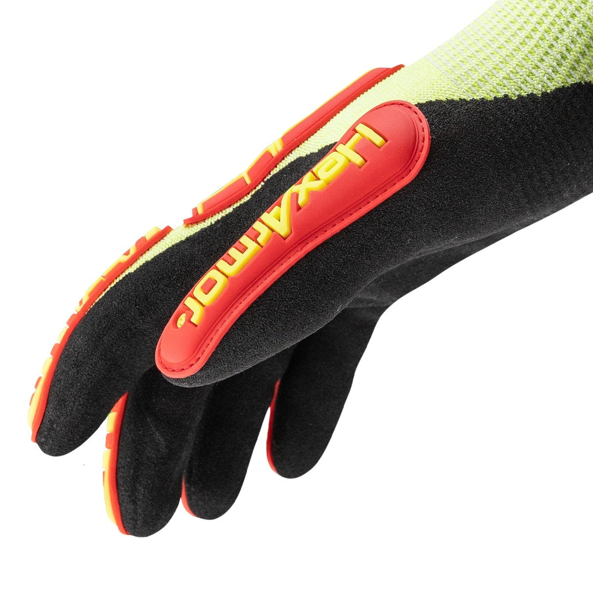 HexArmor 2091-XXL (11) Rig Lizard Thin Lizzie Thermal Winter Impact Gloves with Sandy Nitrile Palm Dip Size XXL - 3