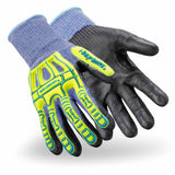 HexArmor 2095-L (9) High Cut-Impact Glove with PU Palm Dip, size Large - 2