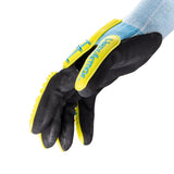 HexArmor 3010 Helix Core Series Impact-Resistant Nitrile-Coated Cut-Resistant Gloves - 4