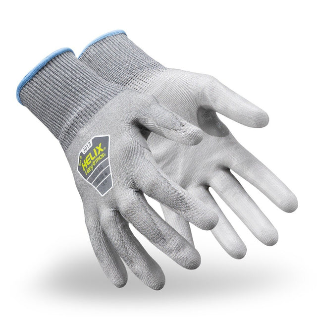 HexArmor 3013-M (8) 18 Gauge Gray A6 Cut Resistant Glove with PU Palm Coating Medium