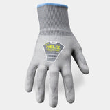 HexArmor 3013-M (8) 18 Gauge Gray A6 Cut Resistant Glove with PU Palm Coating Medium - 2