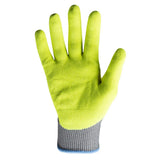 HexArmor 3014-L (9) Helix 3014 18 Gauge HPPE Knit Cut Resistant Gloves with Sandy Nitrile Palm Coating, Large - 3