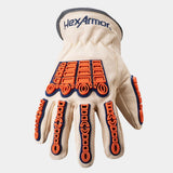 HexArmor 4059IMP-XL Chrome SLT Goatskin Impact Glove with 360 Degree Cut Protection Extra Large - 2