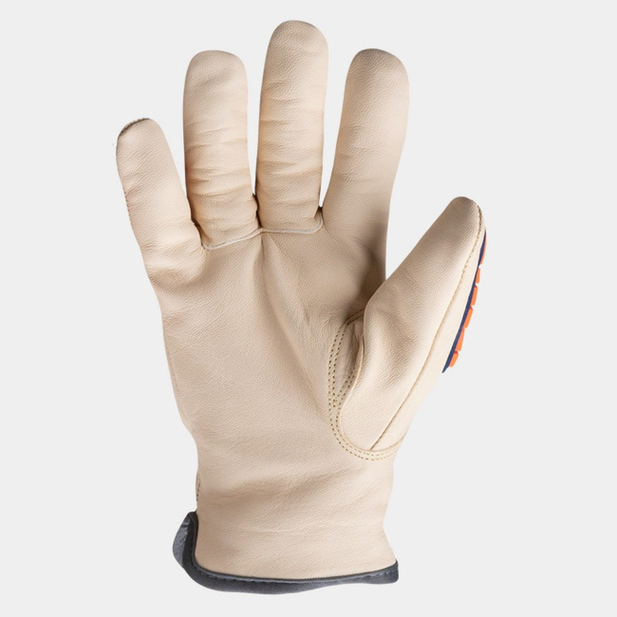 HexArmor 4059IMP-XXL Chrome SLT Goatskin Impact Glove with Cut and Back of Hand Protection 2XL - 3
