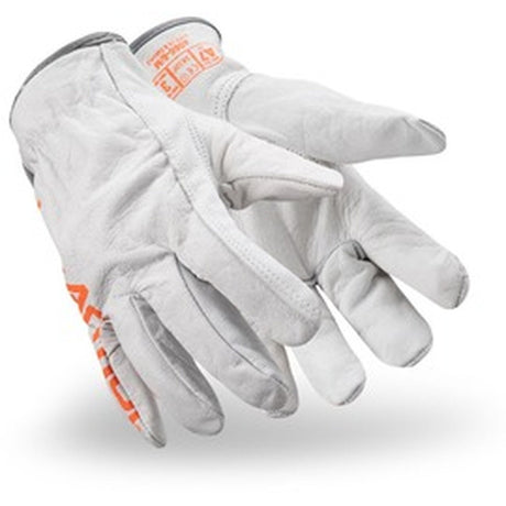 HexArmor 4066-L (9) Chrome SLT Buffalo Leather Cut Resistant Safety Gloves Large Size 9