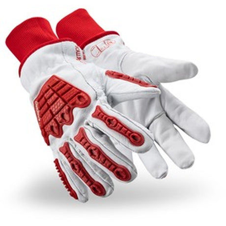 HexArmor 4067W-L (9) Chrome SLT ANSI A7 Winter Lined Leather Impact Guard Glove Large