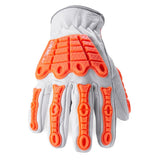 HexArmor 4067 Chrome SLT ANSI A7 Leather Work Glove with Impact Guards and Arc Flash CAT 2 - 2