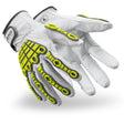 HexArmor 4080-XS (6) Chrome Series 4080 Leather Impact Work Gloves with Goatskin Palm Size XS