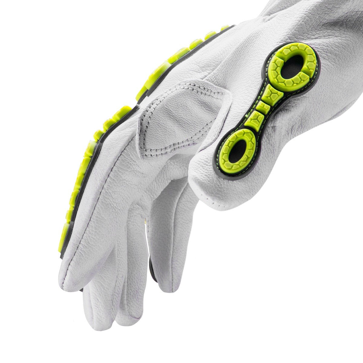 HexArmor 4080-XXL (11) Chrome Series Leather Impact Resistant Work Gloves Size XXL - 4