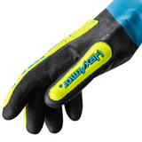 HexArmor 7071-XS Cut Resistant Nitrile Chemical Glove with Impact Protection, Size XS - 4