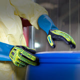 HexArmor 7071-XS Cut Resistant Nitrile Chemical Glove with Impact Protection, Size XS - 5