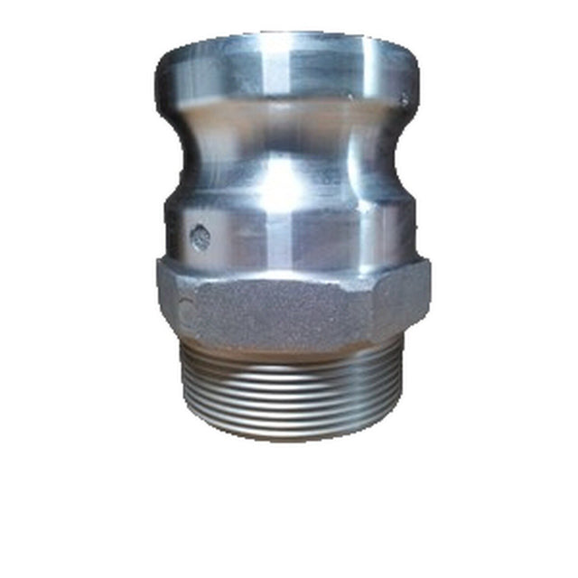 Hoffmeyer 3281-20FAL 2" Aluminum Type F Male Camlock Coupler with Male Threads