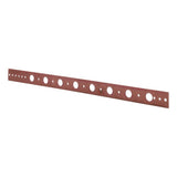 HoldRite 101-18 1-1/4 in. x 20 in. Copper Bonded Flat Bracket for 1/2 in. Copper Pipe