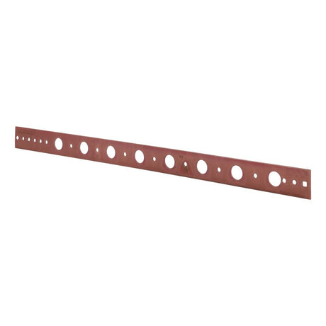 HoldRite 101-18 1-1/4 in. x 20 in. Copper Bonded Flat Bracket for 1/2 in. Copper Pipe