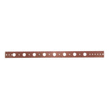 HoldRite 101-18 1-1/4 in. x 20 in. Copper Bonded Flat Bracket for 1/2 in. Copper Pipe - 2