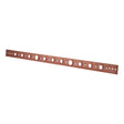 HoldRite 101-26-R 1-1/2 in. x 26 in. Copper-Bonded Extruded Flat Bracket for 1/2 in. or 3/4 in. Pipe