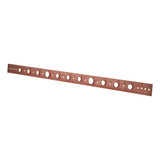 HoldRite 101-26-R 1-1/2 in. x 26 in. Copper-Bonded Extruded Flat Bracket for 1/2 in. or 3/4 in. Pipe