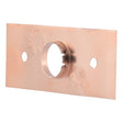 HoldRite 101-F 3 in. x 1-1/4 in. Copper-Bonded Floor Plate for 1/2 in. Copper Tubing