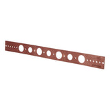 HoldRite 102-18 20 in. Copper-Bonded Flat Bracket for 3/4 in. or 1 in. Copper Pipe