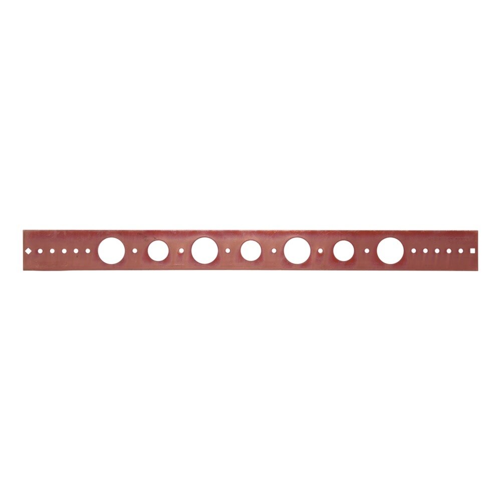 HoldRite 102-18 20 in. Copper-Bonded Flat Bracket for 3/4 in. or 1 in. Copper Pipe - 2