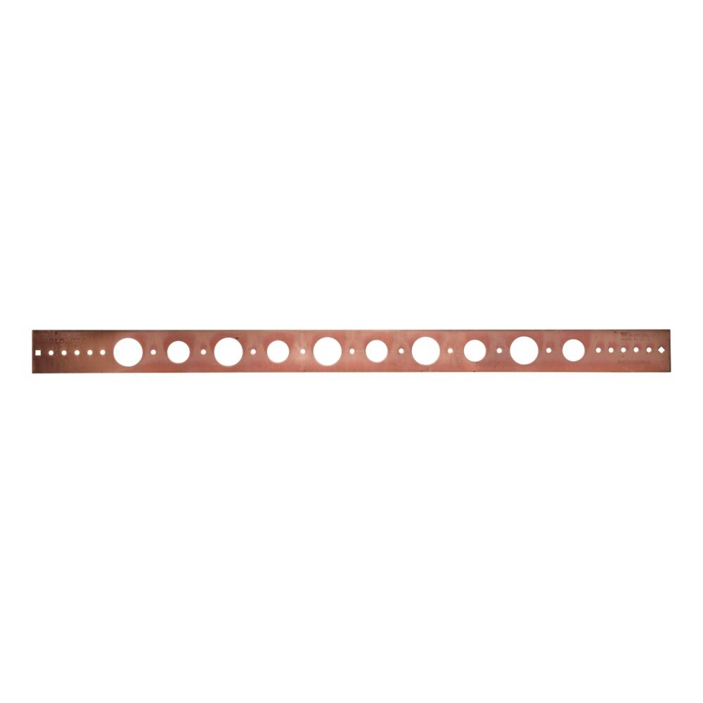 HoldRite 102-26 26 in Copper-Bonded Flat Pipe Support Bracket - 3