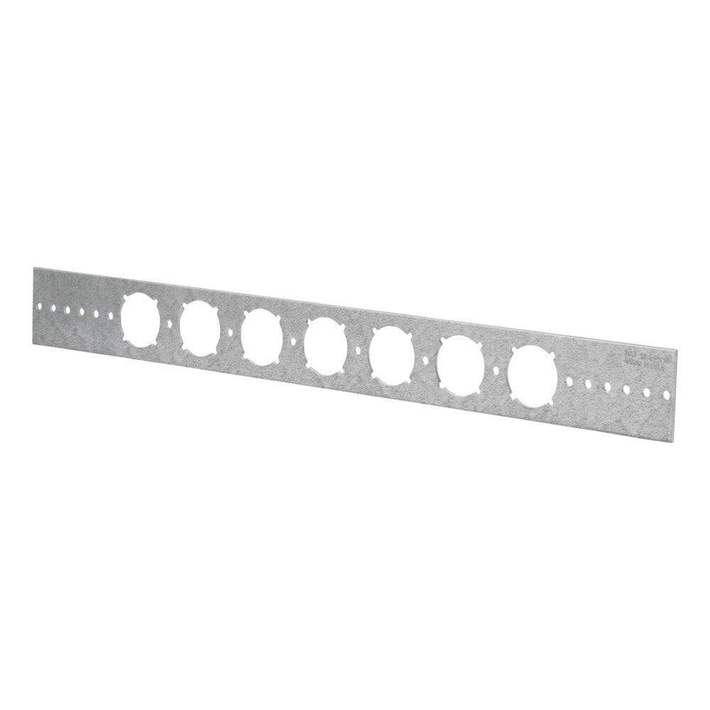 HoldRite 103-18 20 in. PEXRite Flat Galvanized Bracket with 1-3/8 in. Keyed Holes