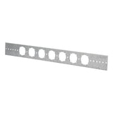 HoldRite 103-18 20 in. PEXRite Flat Galvanized Bracket with 1-3/8 in. Keyed Holes