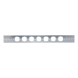 HoldRite 103-18 20 in. PEXRite Flat Galvanized Bracket with 1-3/8 in. Keyed Holes - 2