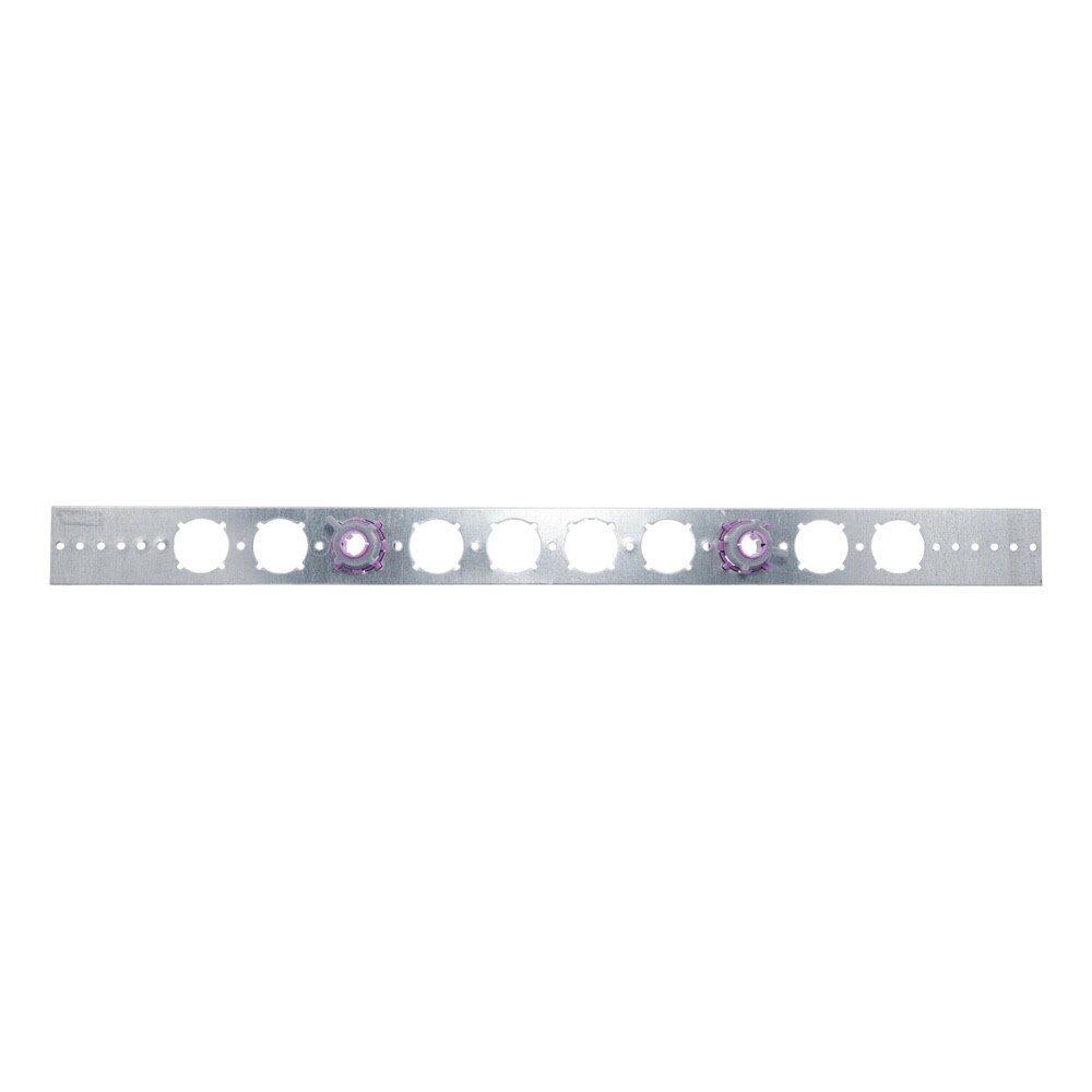 HoldRite 103-26-701 1/2 in. x 26 in. Galvanized Stub Bracket and Clamps (50 Brackets/100 Clamps) - 2