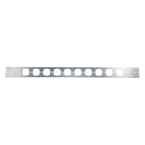 HoldRite 103-26 26 in. Flat Galvanized Bracket with 1-3/8 in. Keyed Holes - 2