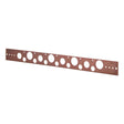 HoldRite 107-18 20 in Copper-Bonded Flat Pipe Support Bracket for 1/2 in 3/4 in or 1 in Pipe