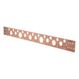 HoldRite 107-26 26 in. Copper-Bonded Flat Pipe Support Bracket for 1/2 in. to 1-1/4 in. Pipe