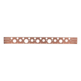 HoldRite 107-26 26 in. Copper-Bonded Flat Pipe Support Bracket for 1/2 in. to 1-1/4 in. Pipe - 2