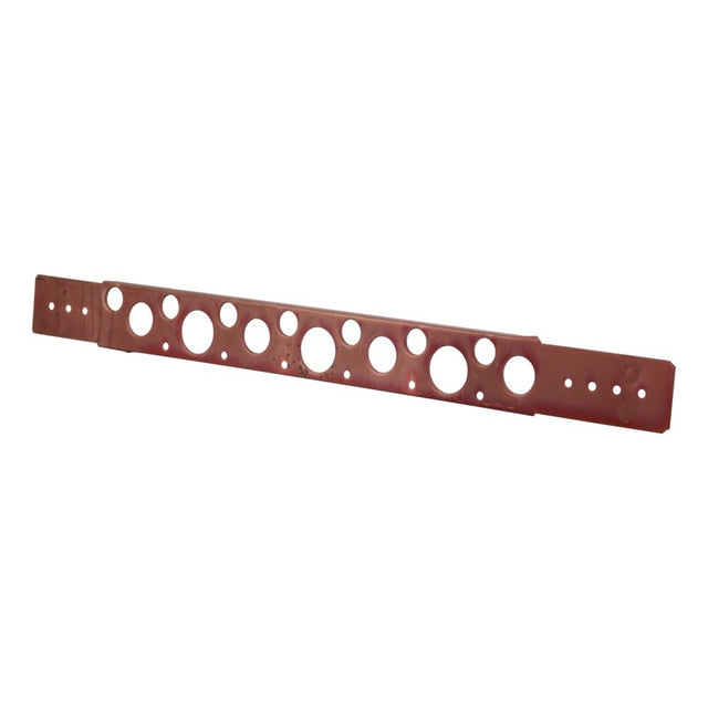 HoldRite 108-20 20 in Copper-Bonded Flat Pipe Support Bracket with Extruded Holes