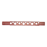 HoldRite 108-20 20 in Copper-Bonded Flat Pipe Support Bracket with Extruded Holes - 2